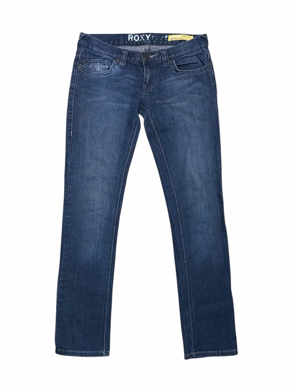 Roxy Gold Coast Skinny Fit Jeans Women’s Size 5 Dark Wash Low Rise